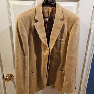 Vintage Mens Park Row 100% Camel Hair Jacket